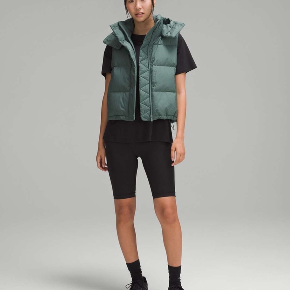 Lululemon Wunder Puff Cropped Vest Medium Forest US10 - Picture 4 of 9